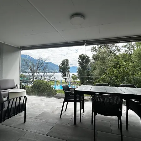 Family Apartment, Near The Whit Private Park Locarno